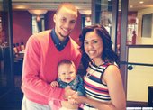 Stephen Curry甜蜜家庭照