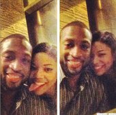 Dwyane Wade與女友在芝加哥共進晚餐