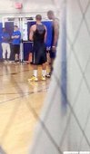 Stephen Curry與魔獸練球