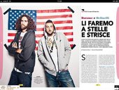Marco Belinelli與Luigi Datome拍攝雜誌專題