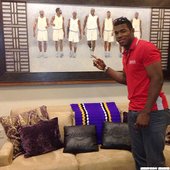 道奇隊超級新秀Yasiel Puig造訪湖人主場