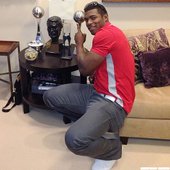 道奇隊超級新秀Yasiel Puig造訪湖人主場