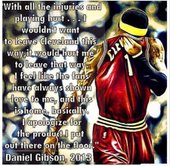 Daniel Gibson真情告白