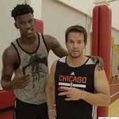 Jimmy Butler與影星Mark Wahlberg