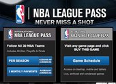 NBA League Pass將提供主客隊兩種轉播單位選擇