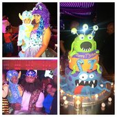 Derrick Rose慶祝小孩生日變裝趴