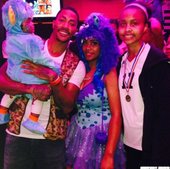Derrick Rose慶祝小孩生日變裝趴