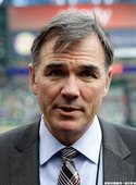 運動家隊總經理 Billy Beane 到場觀戰