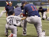 Victor Martinez之子和Clay Buchholz