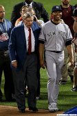 Mariano Rivera和大聯盟主席Bud Selig