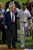 Mariano Rivera和大聯盟主席Bud Selig