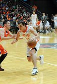 璞園蔡文誠在今晚總冠軍賽首戰即寫下得分籃板雙十記錄