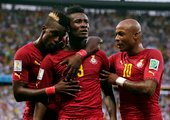 Asamoah Gyan替迦納取得2-1領先