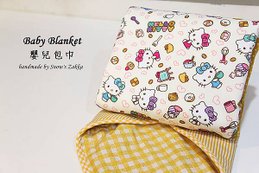 Zakka414~HelloKitty_嬰兒包巾-1