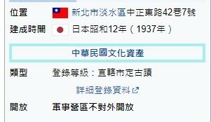 淡水水上機場-台灣第一座民航用國際機場，是1930年代中期開