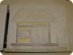 迷你木屋_粉彩筆2