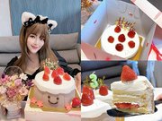 [美食] 愛維爾手感烘培 ♥ 難哄蛋糕 草莓鮮奶油爆餡滿滿 幸福感爆棚超SWEET ♥ 桑延送溫以凡同款 生日蛋糕推薦 (o^-')b
