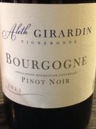 Bourgogne Domaine Aleth Girardin 2011