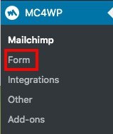 MC4WP: Mailchimp for WordPress