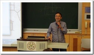 圖10.「台灣大學校園綠建築之博雅教學館」講座熊老師