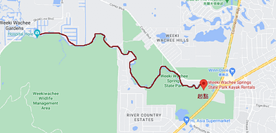 (待不住，往外跑) 在佛羅里達州Weeki Wachee S