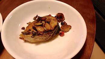 P_20141210_煎烏魚+大白菜炒香腸 (1)