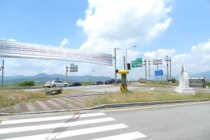 就在快速道路上丟下車