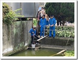 05-大華高中於幼獅工業區放流池實施水質採樣