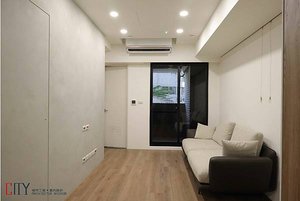 01.室內設計,新成屋設計,隱藏電視牆,超耐磨木地板-01