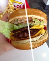 LA洛杉磯innout burger＿手繪食物＿eatirene