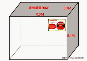 震撞指示器黏貼方式
