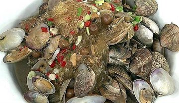 海瓜子蒸冬粉