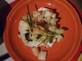 前菜：油醋海鮮塔
