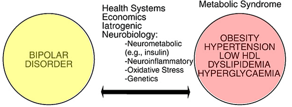 Association between MeS &amp; BD_ mediating &amp; moderating factors