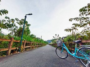 自行車旅遊,南湖溪堤岸自行車道,大湖景點推薦