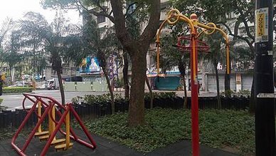 [新北旅遊]接雲寺附屬公園柏壽公園，這裡是南雅夜市商圈重要夜