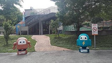 [新北旅遊]親子共融性的鳳鳴機器人公園、打造機器人主題性兒童