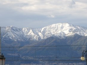 snow on the mountain 山上的積雪