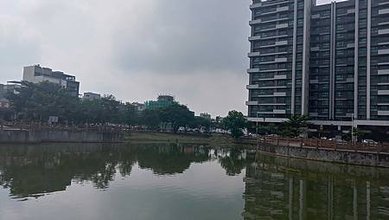 [新竹旅遊]靴子型形狀的湖心公園，以埤塘為核心的綠地，王爺壟