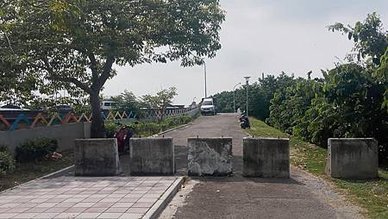 [新竹旅遊]北勢溪川流而過公兒五公園，高架木棧道越公園、引起