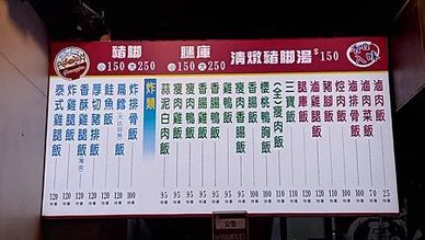 [基隆美食]廣津豬腳腿庫便當、便當口味多元性、市中心第一排道