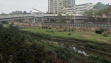 [新北旅遊]橫跨湳仔溝的津渡橋，百年以來城市地點變化，兼具生