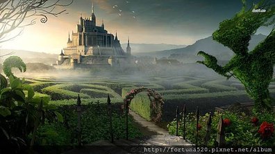 13029-castle-garden-1366x768-fantasy-wallpaper