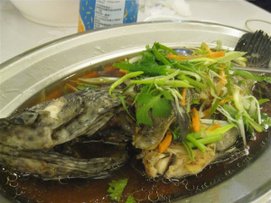 魚肉質還好，湯汁太油膩