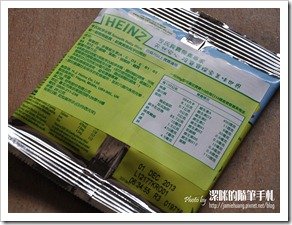 亨氏純淨米精成分說明