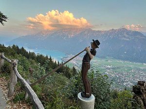【瑞士】Harder Kulm 哈德昆觀景台~ Interl