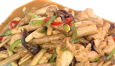 茶樹菇腐乳雞
