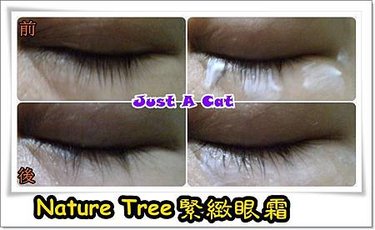 緊緻眼霜使用前後