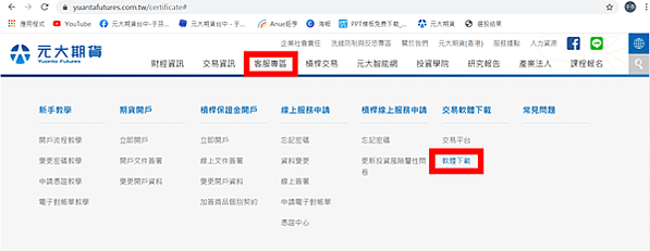 元大期貨軟體下載