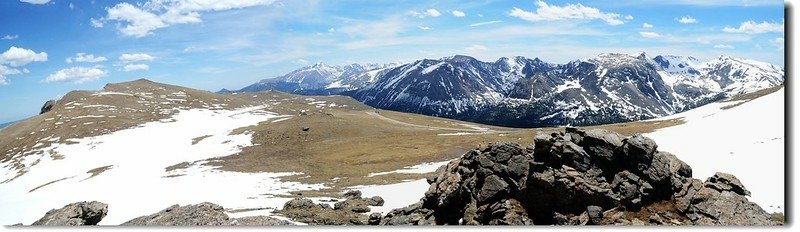 Mountain view from the top of Toll Memorial Trail